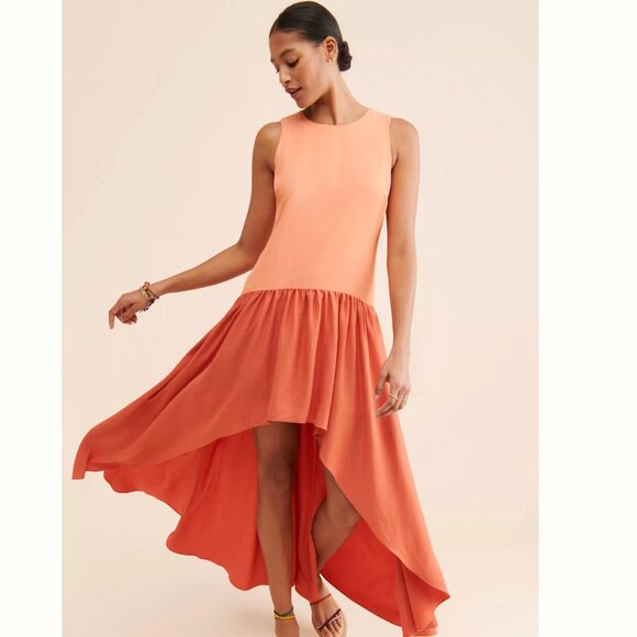 NWOT Hutch Colorblock Asymmetrical Dress Oversize - Picture 1 of 10